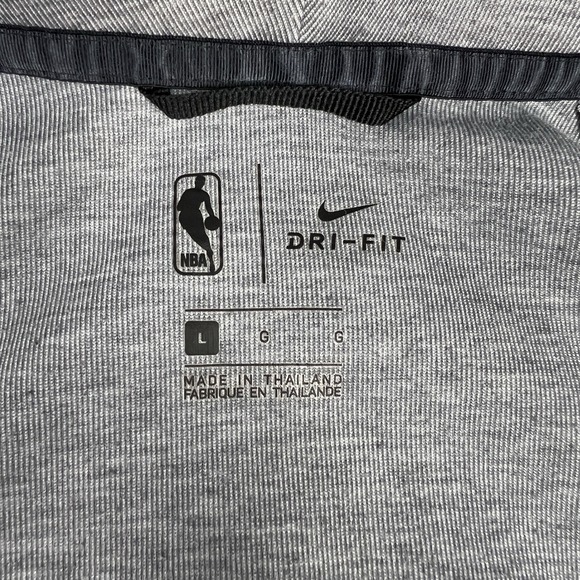 Nike NBA Golden State Warriors Showtime Hoodie Dark Grey Full Zip (Large) 911115 - Picture 11 of 11